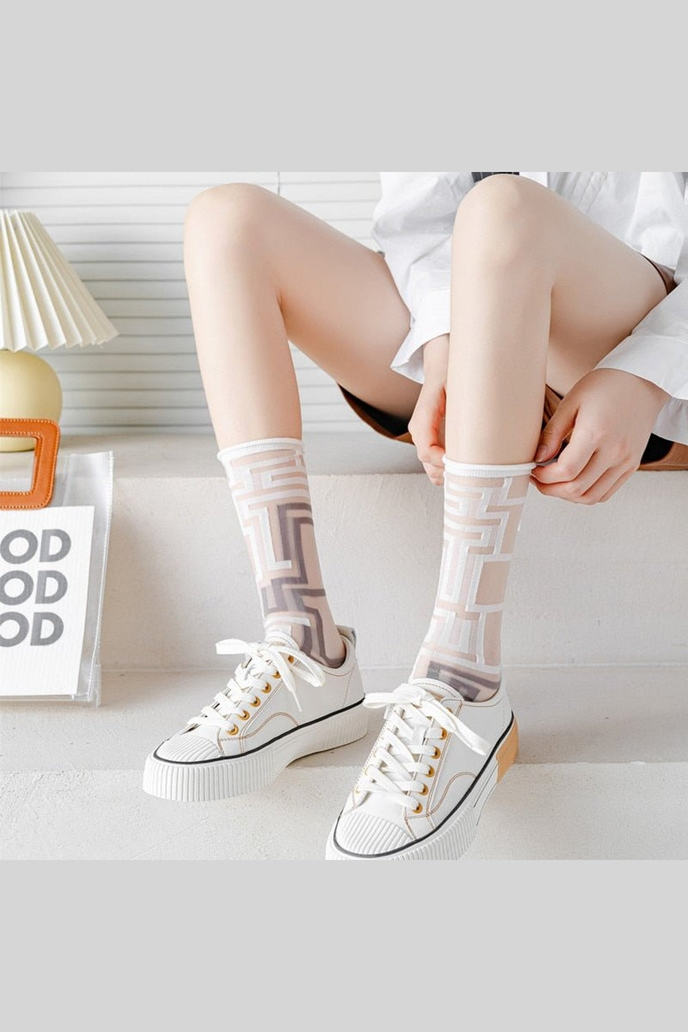 Y2k Indie Summer Socks