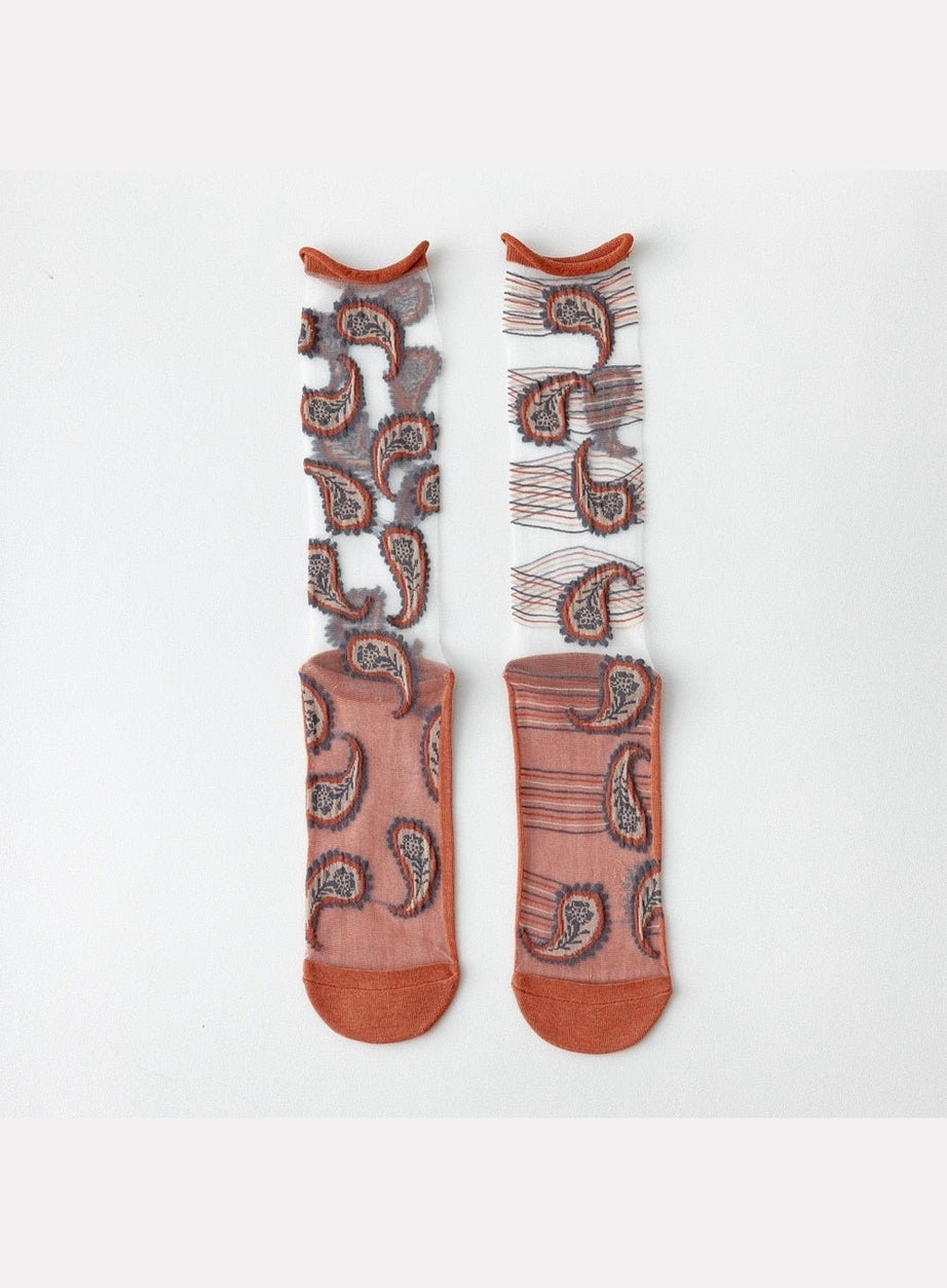 Y2k Indie Summer Socks