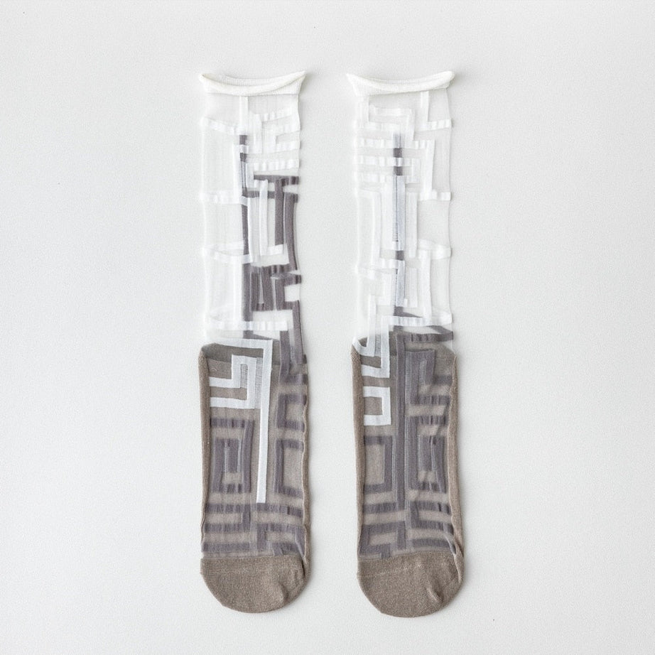 Y2k Indie Summer Socks