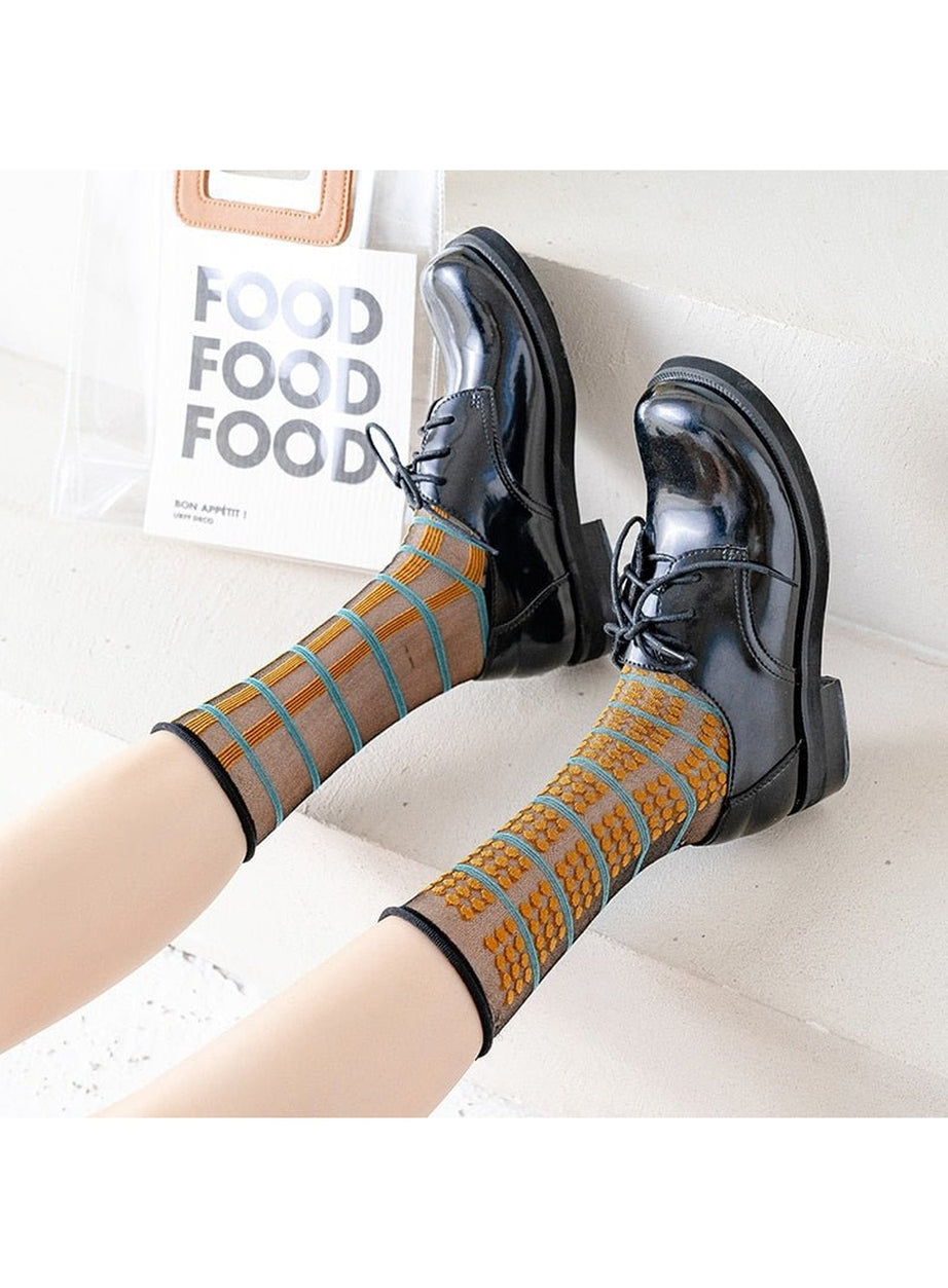 Y2k Indie Summer Socks