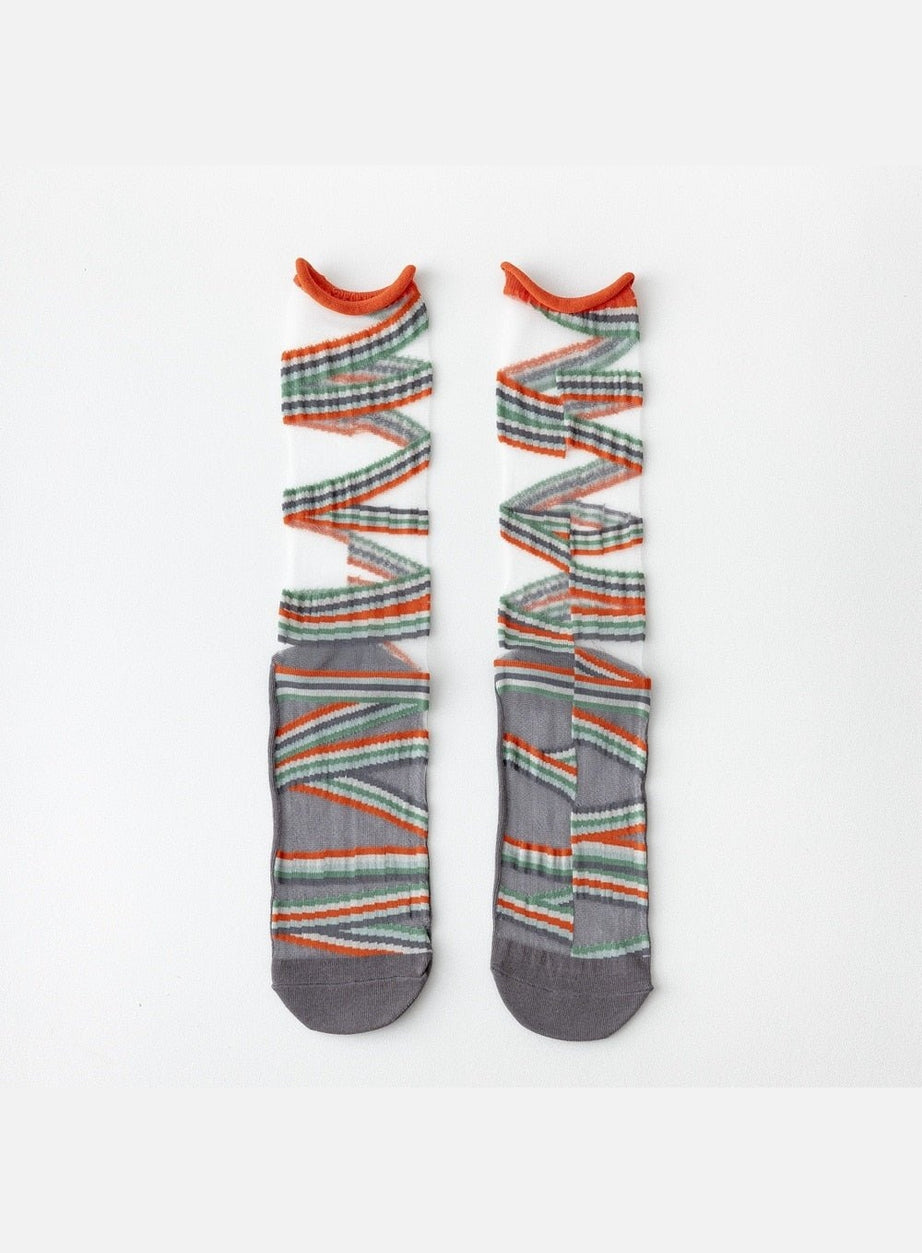 Y2k Indie Summer Socks