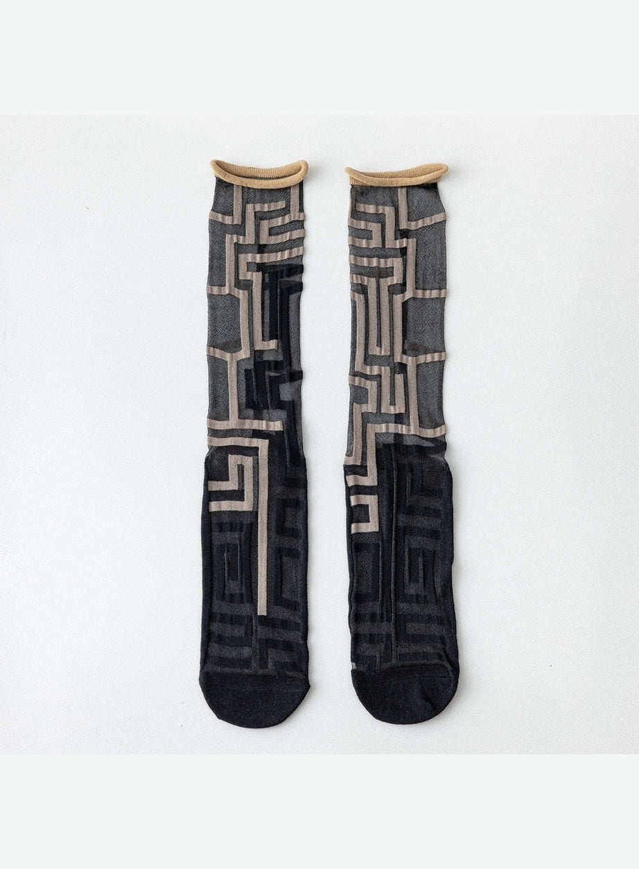 Y2k Indie Summer Socks