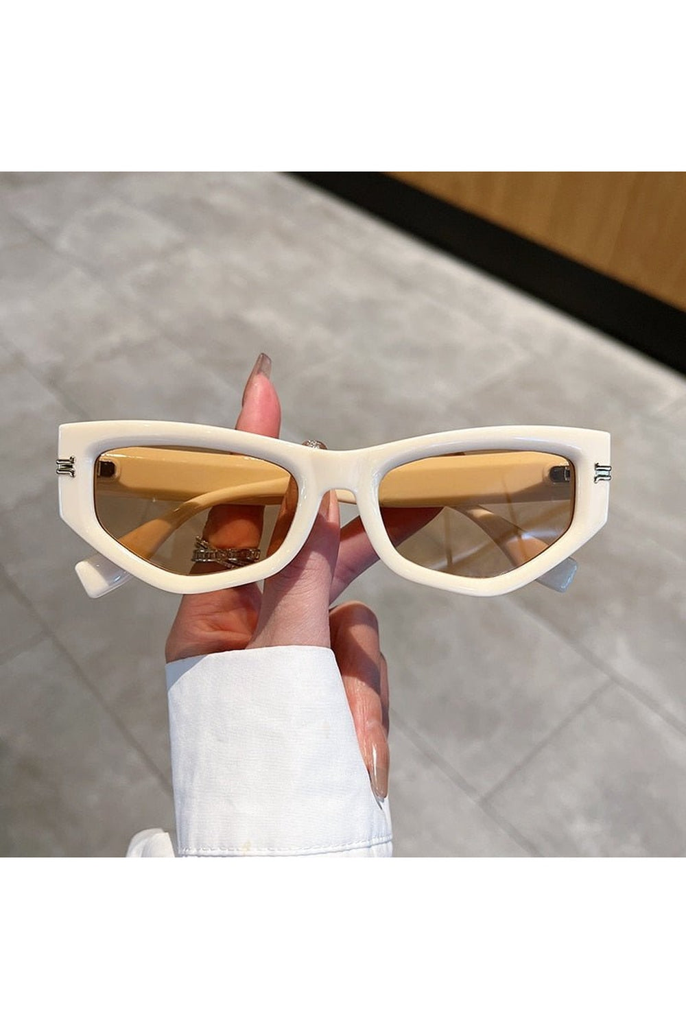 Y2k Irregular Gradient Cat Eye Sunglasses