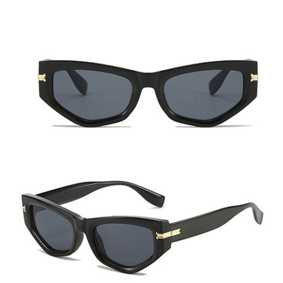 Y2k Irregular Gradient Cat Eye Sunglasses