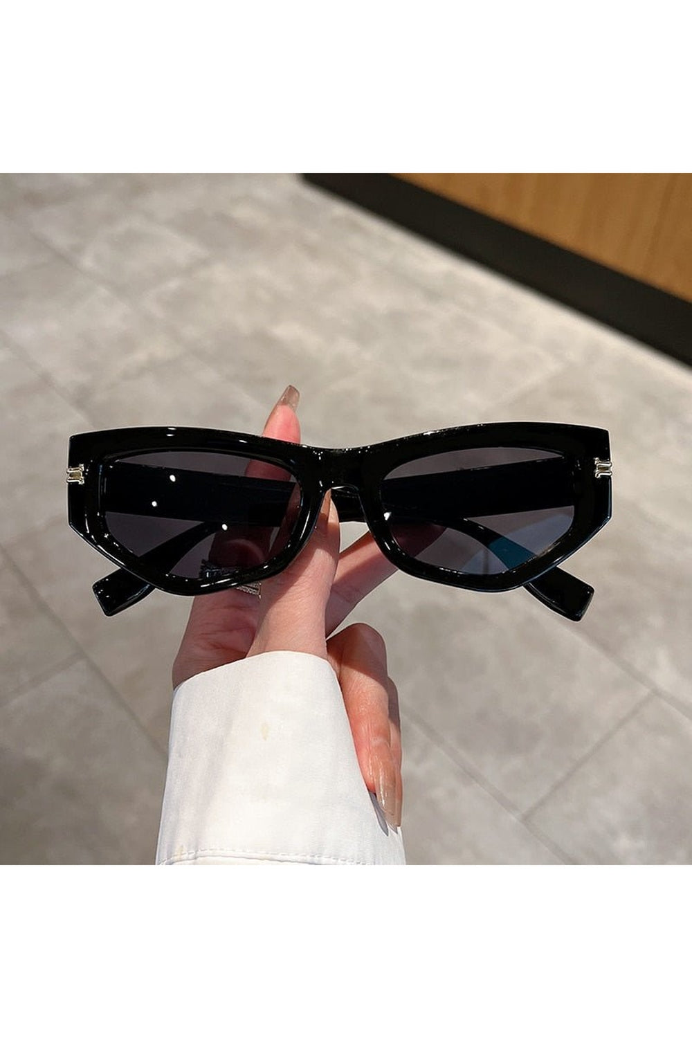 Y2k Irregular Gradient Cat Eye Sunglasses