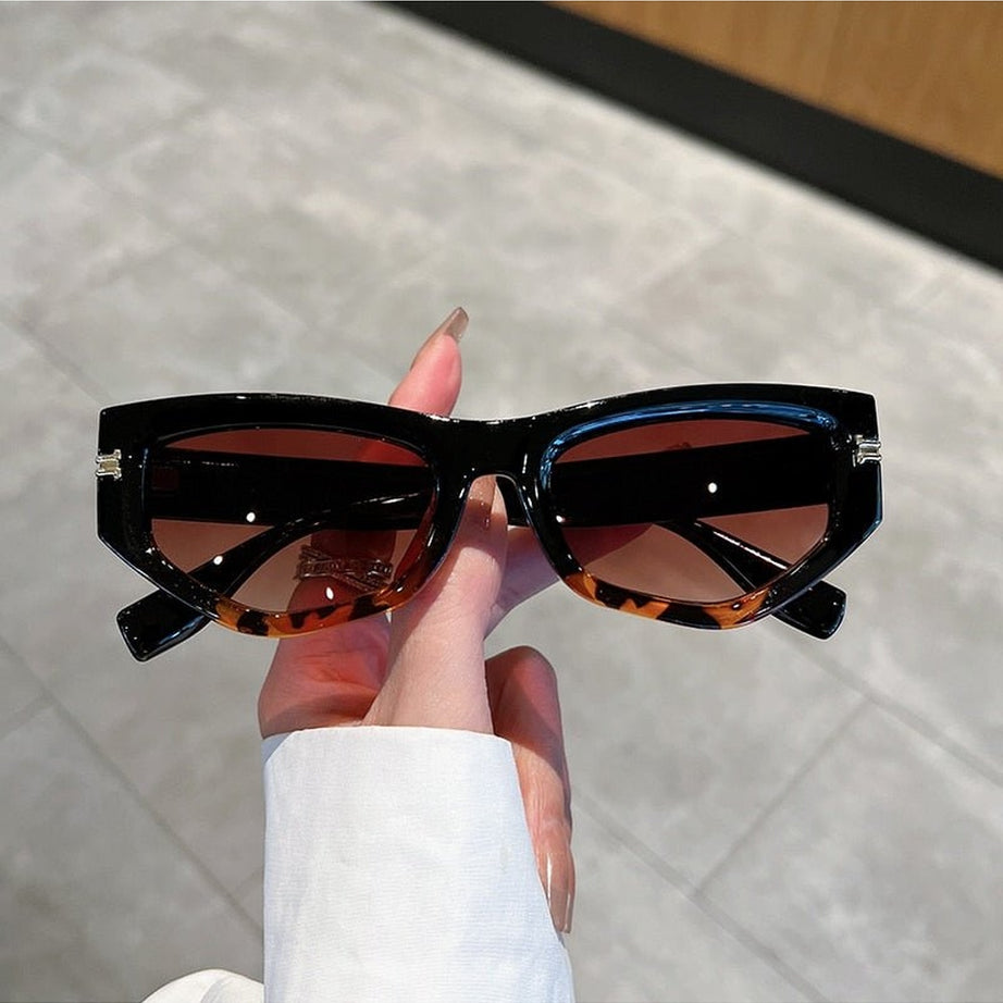Y2k Irregular Gradient Cat Eye Sunglasses