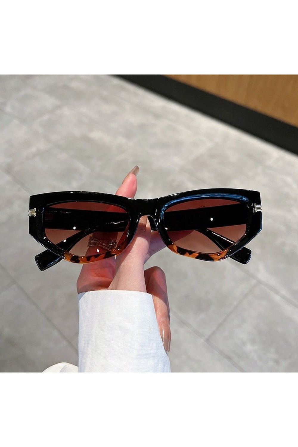 Y2k Irregular Gradient Cat Eye Sunglasses