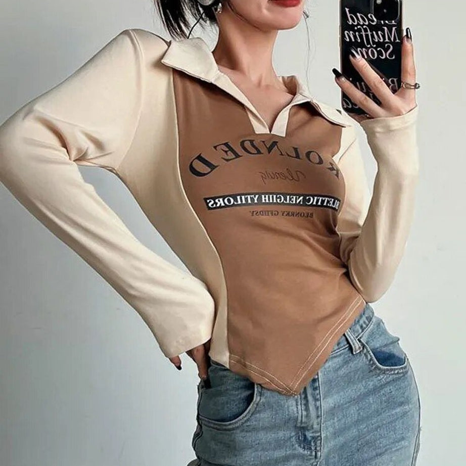 Y2k Irregular Kpop Aesthetic T-Shirt