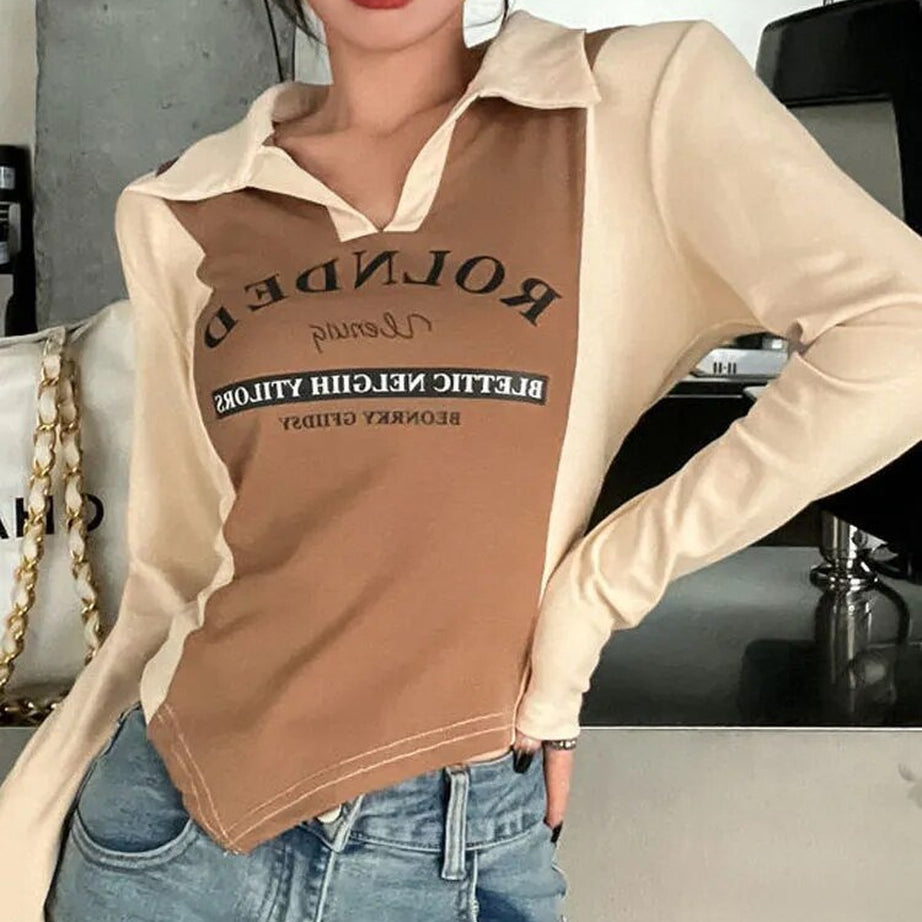 Y2k Irregular Kpop Aesthetic T-Shirt