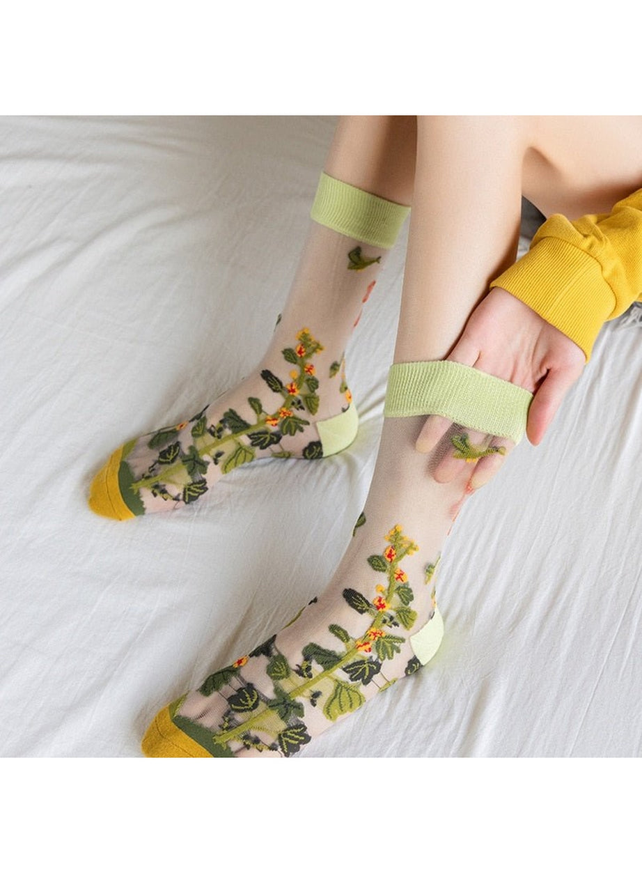 Y2k Jacquard Creative Socks
