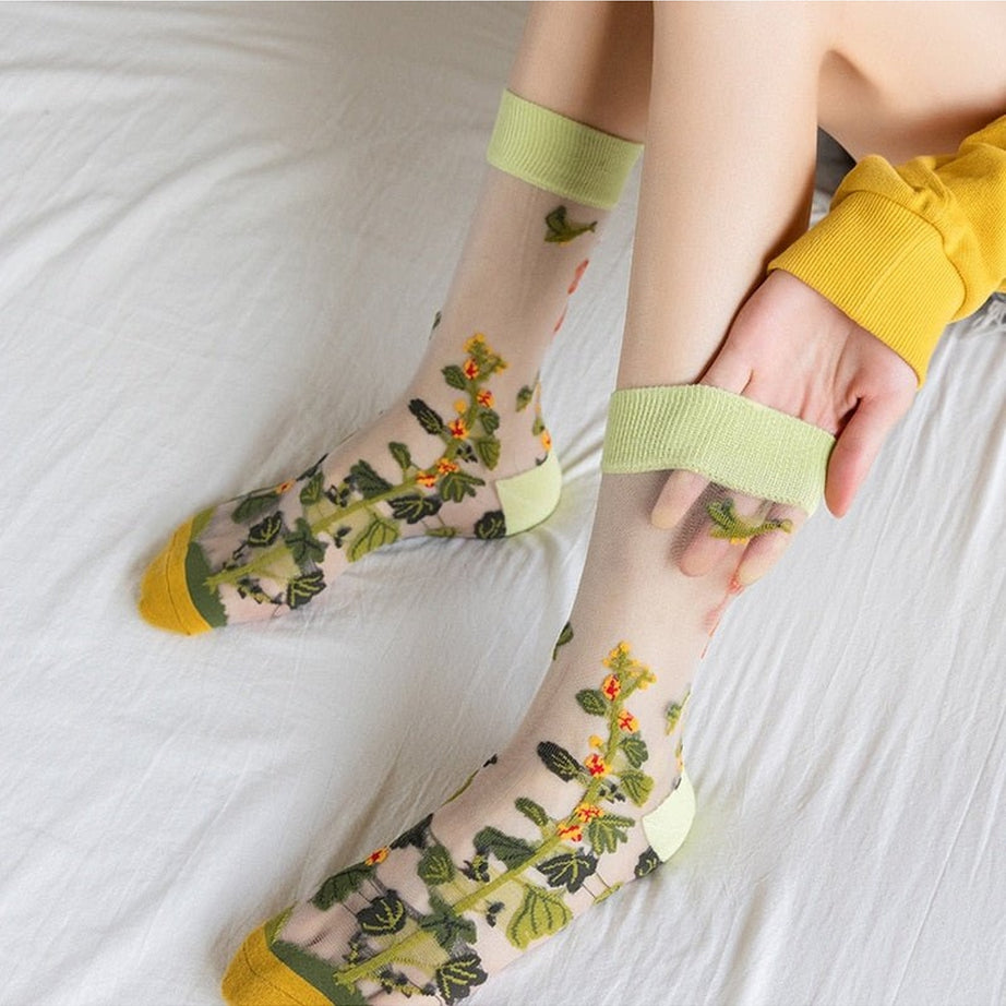 Y2k Jacquard Creative Socks