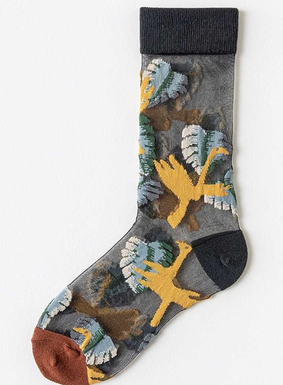 Y2k Jacquard Creative Socks