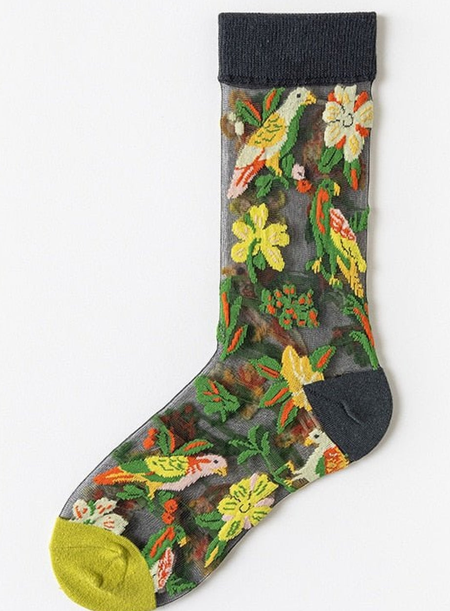 Y2k Jacquard Creative Socks