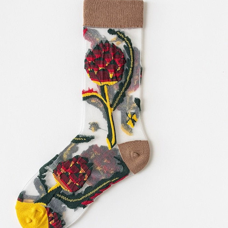 Y2k Jacquard Creative Socks