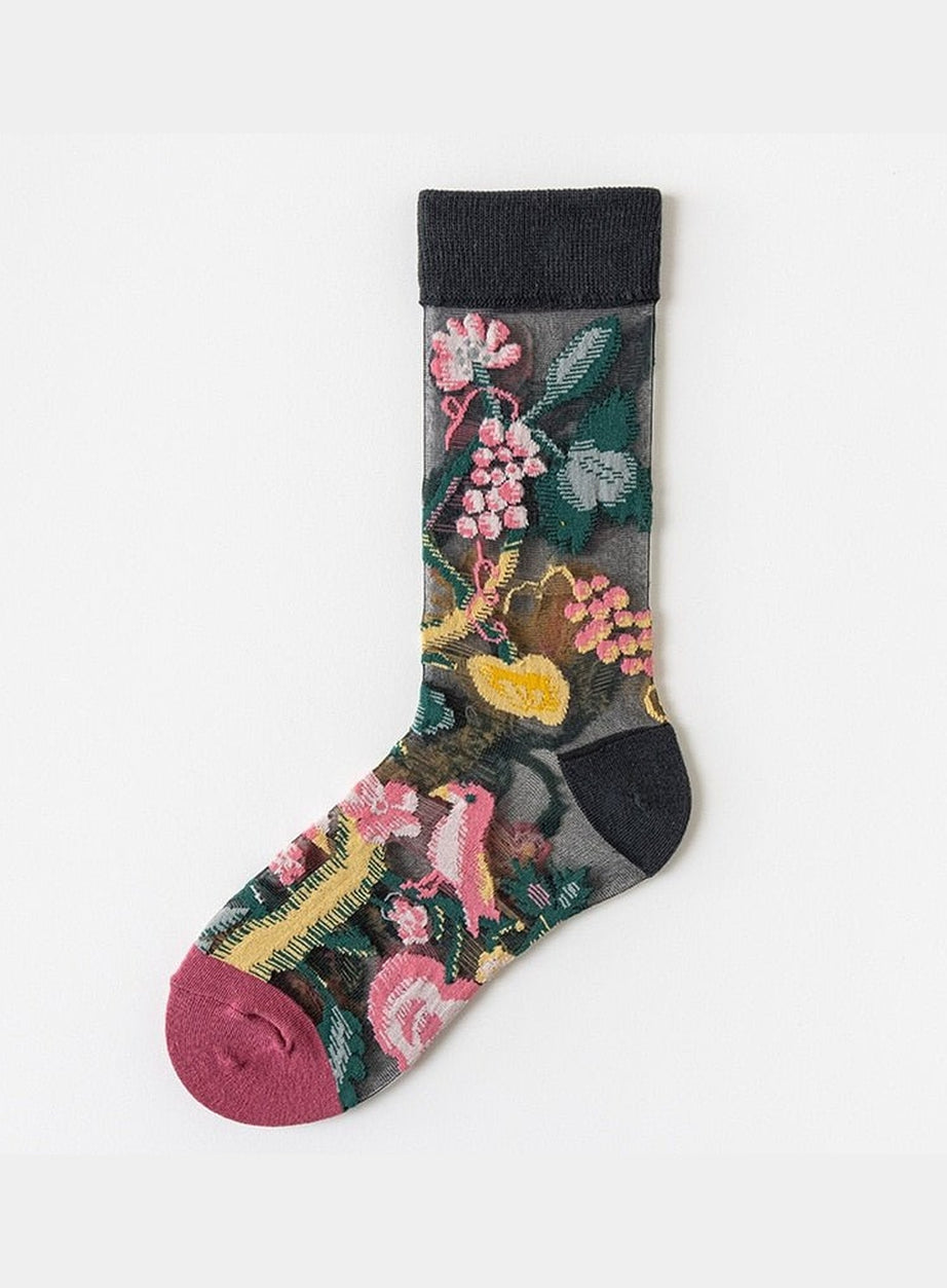 Y2k Jacquard Creative Socks