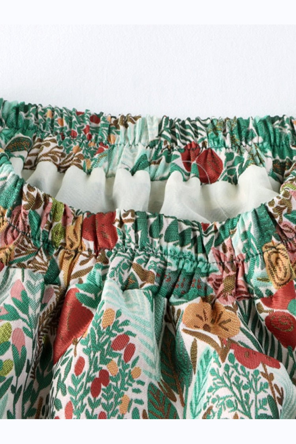 Y2k Jacquard Floral Embroidery Skirt