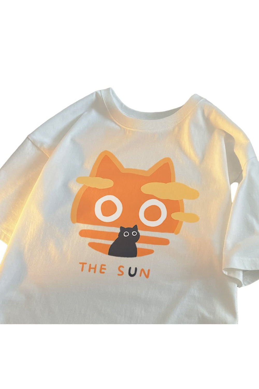 Y2k Japanese Anime Cat Cotton T-Shirt