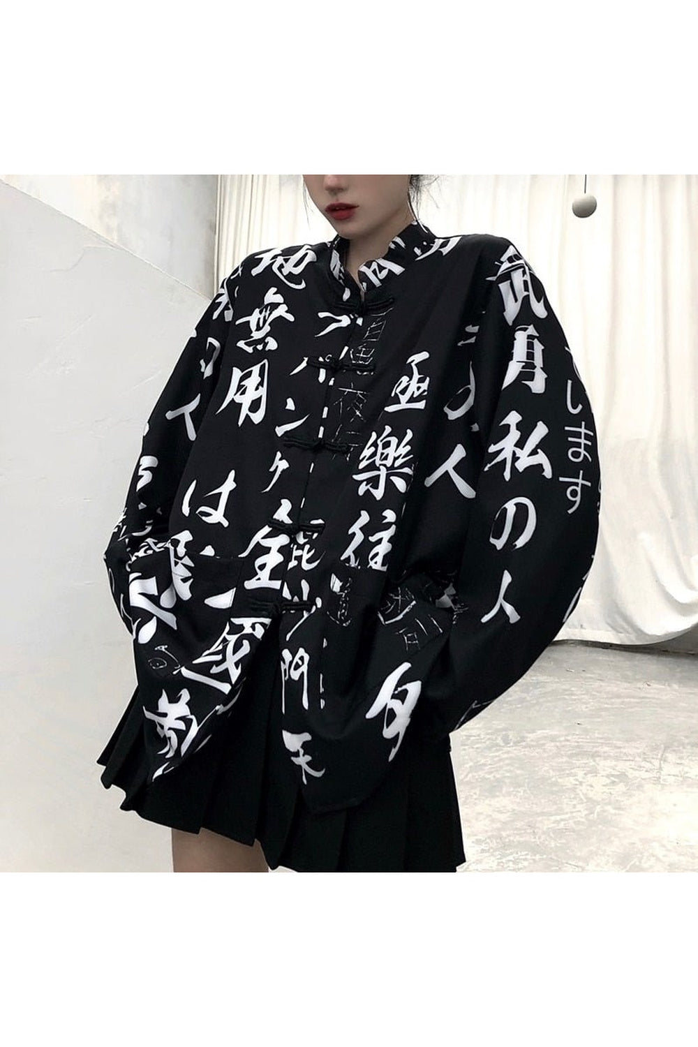 Y2k Japanese Kimono Style Shirt