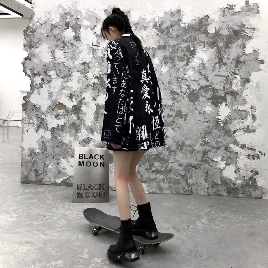 Y2k Japanese Kimono Style Shirt