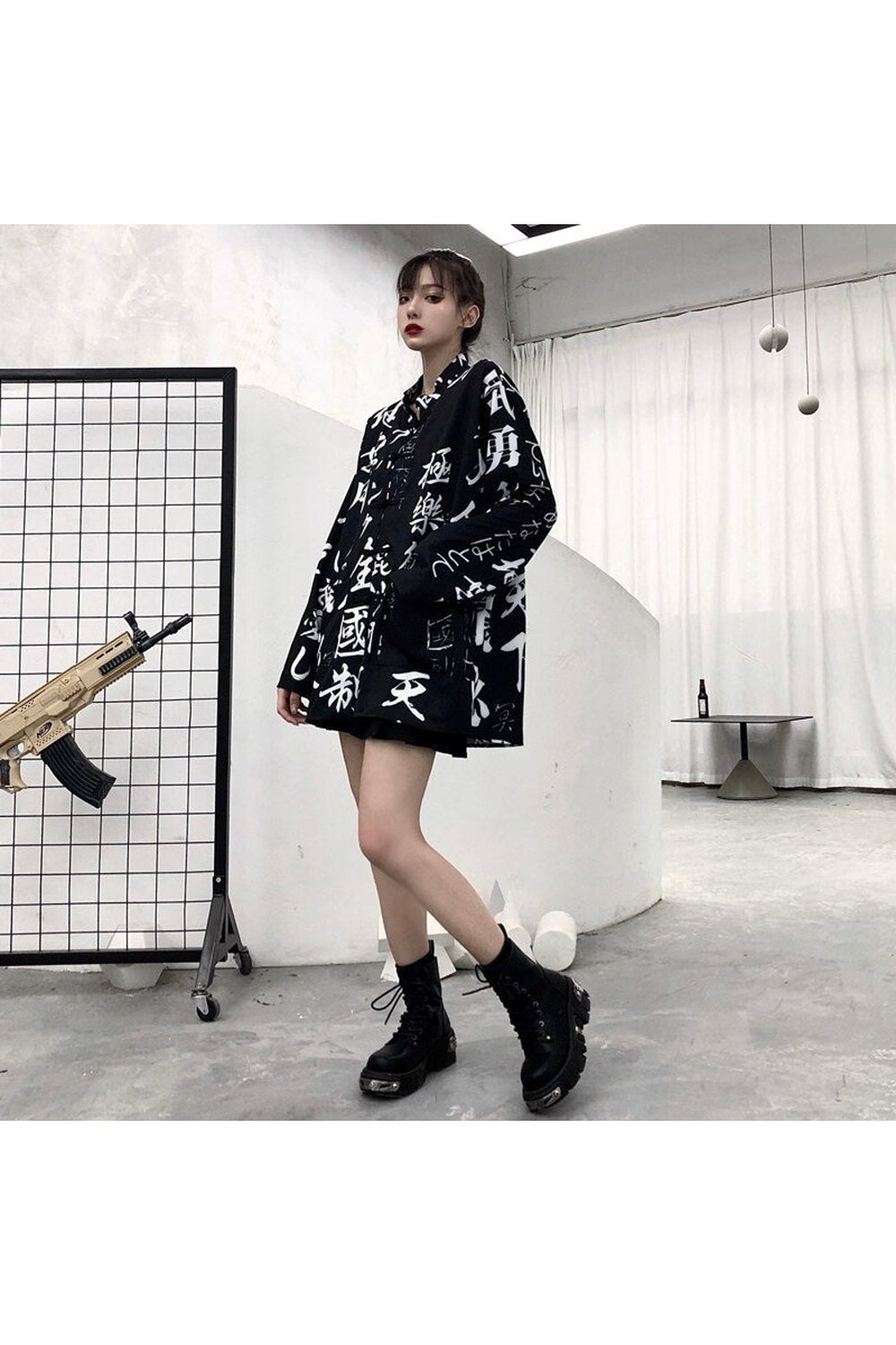 Y2k Japanese Kimono Style Shirt