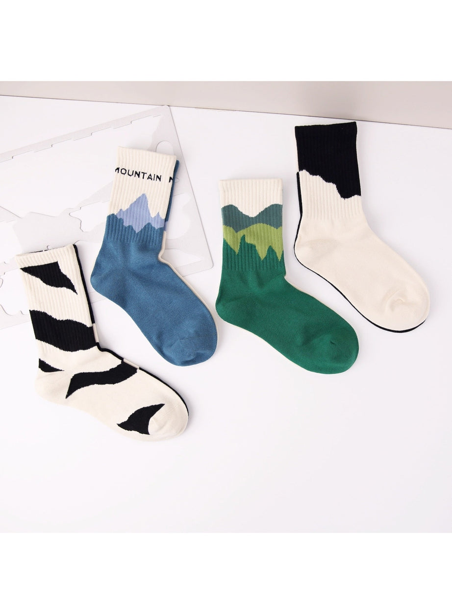 Y2k Japanese Style Artsy Socks