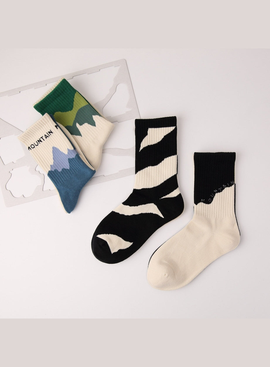 Y2k Japanese Style Artsy Socks