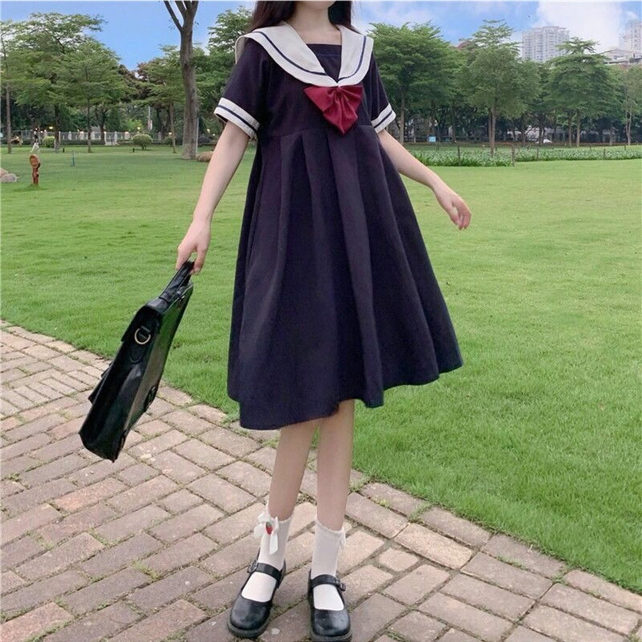 Y2k Japanese Style Students Dress