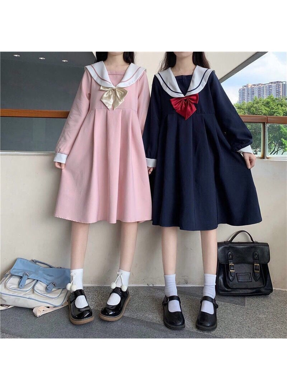 Y2k Japanese Style Students Dress