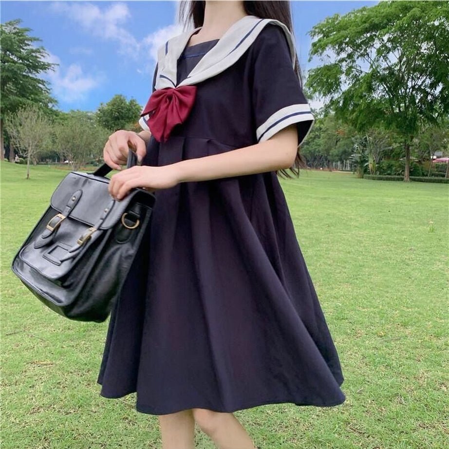 Y2k Japanese Style Students Dress