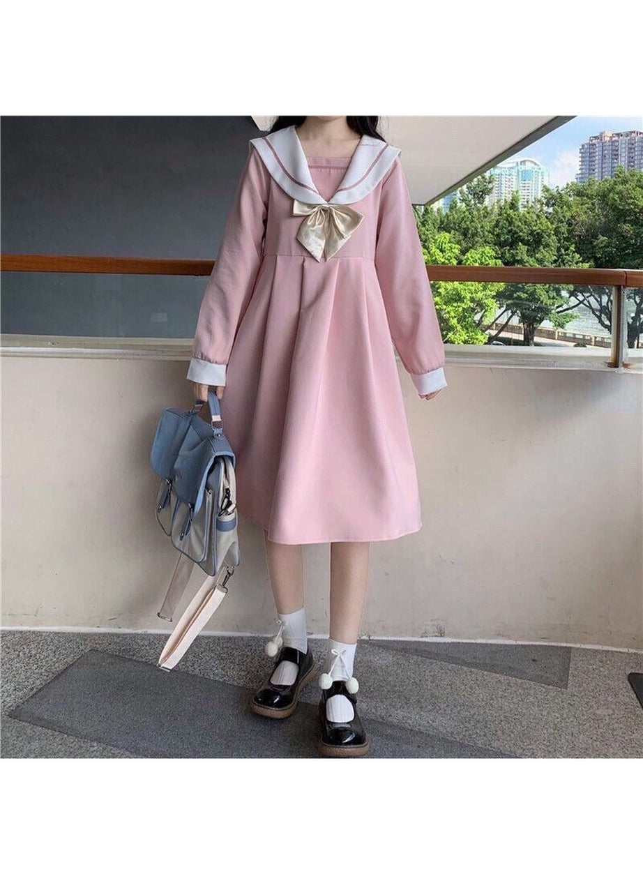 Y2k Japanese Style Students Dress