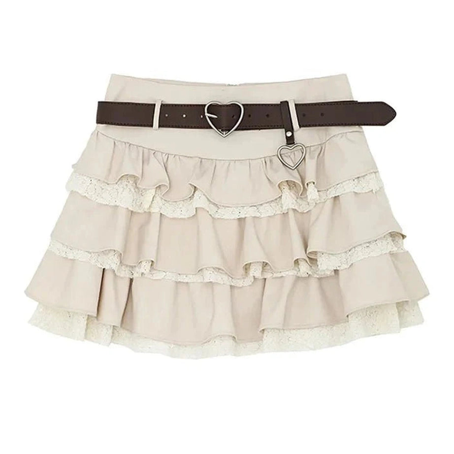 Y2k Japanese Sweet A-Line Skirt