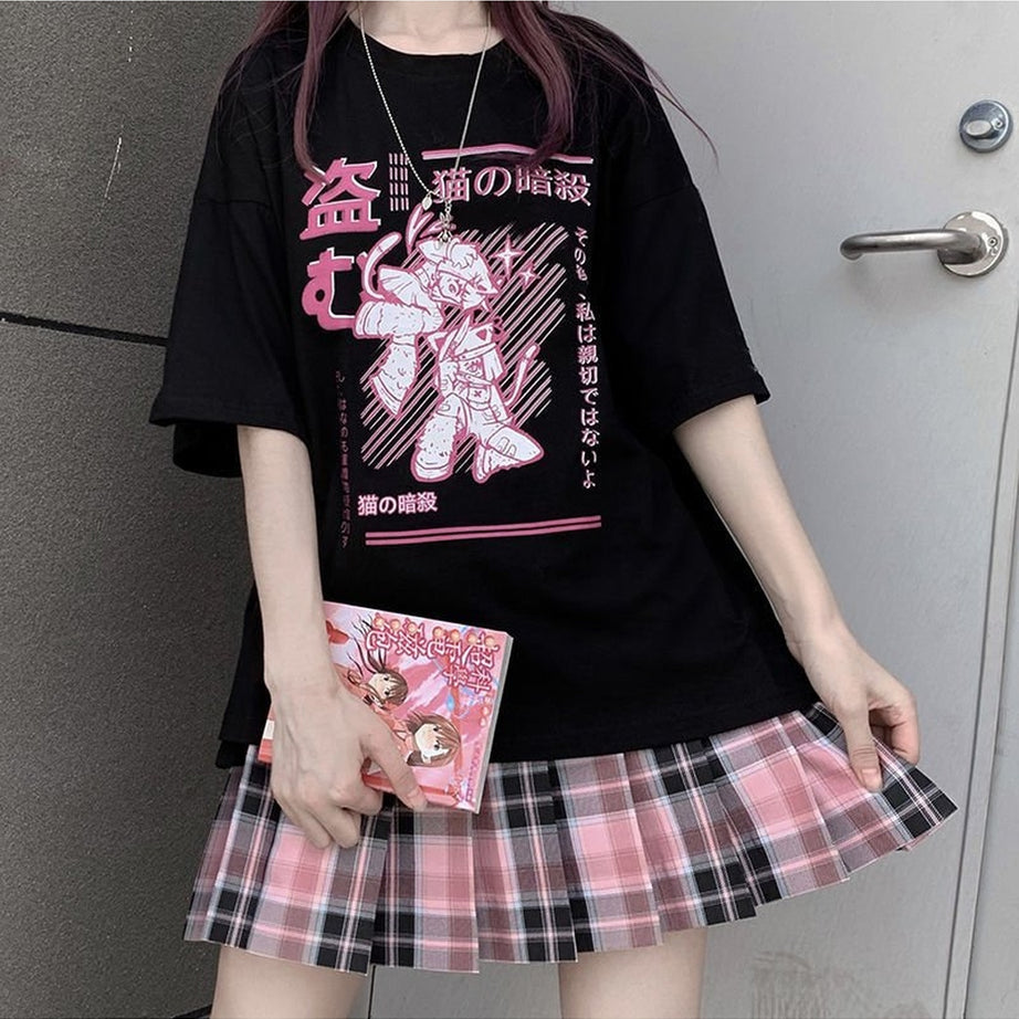 Y2k Kawaii Aesthetic printed T-shirt