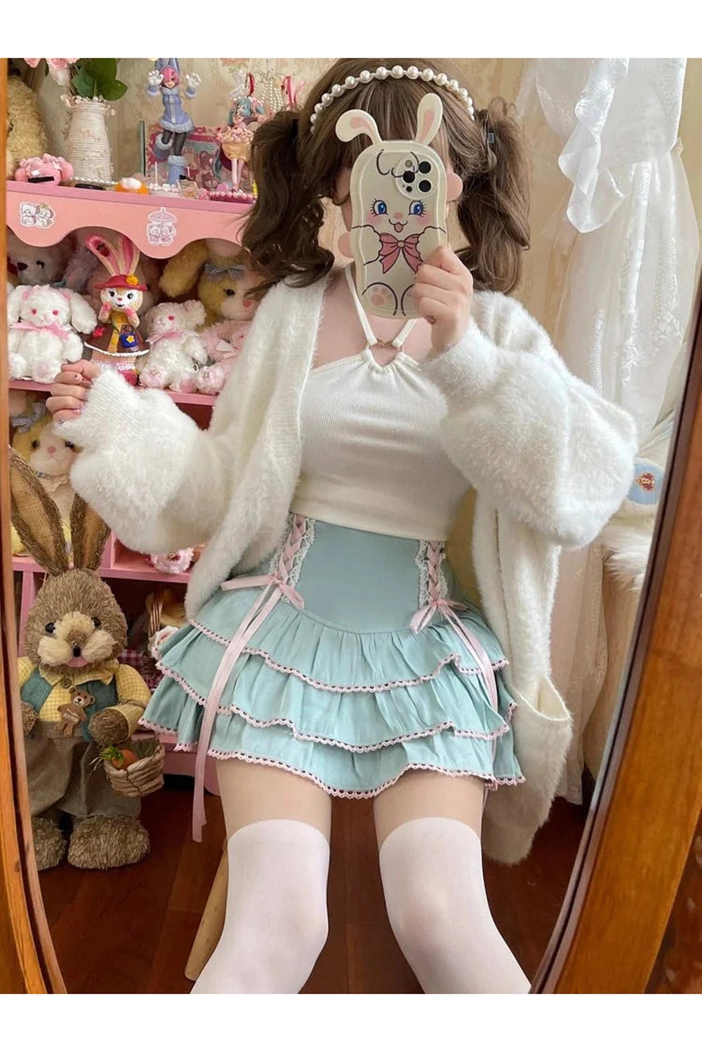 Y2k Kawaii Ball Gown Mini Skirt