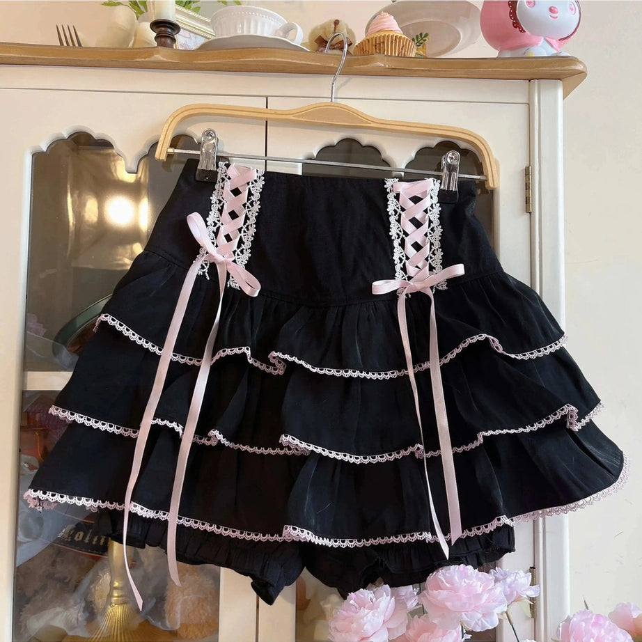 Y2k Kawaii Ball Gown Mini Skirt