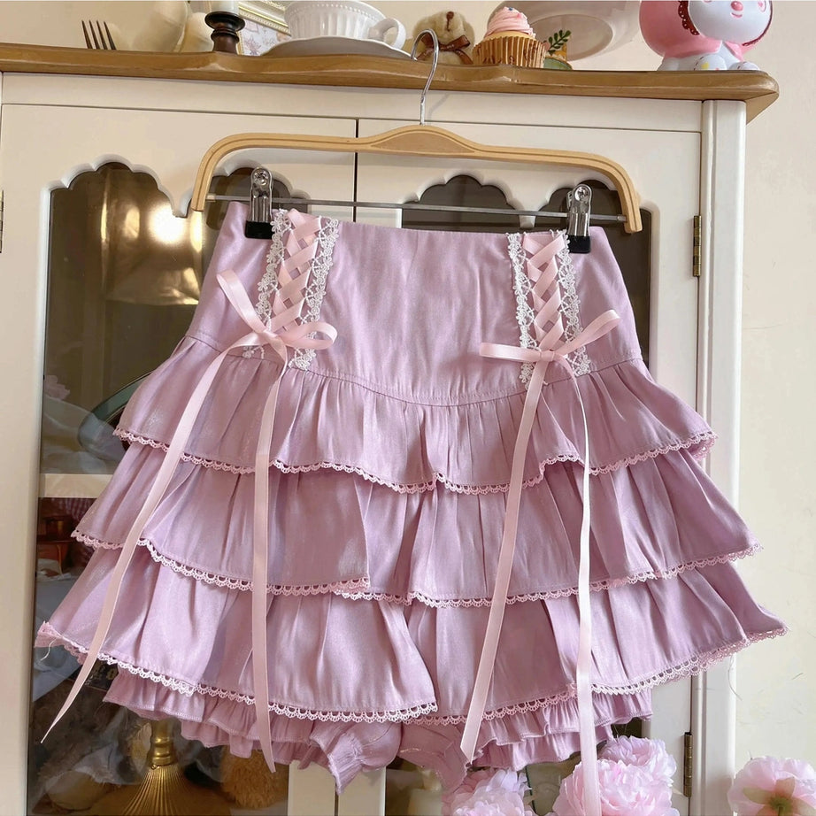 Y2k Kawaii Ball Gown Mini Skirt