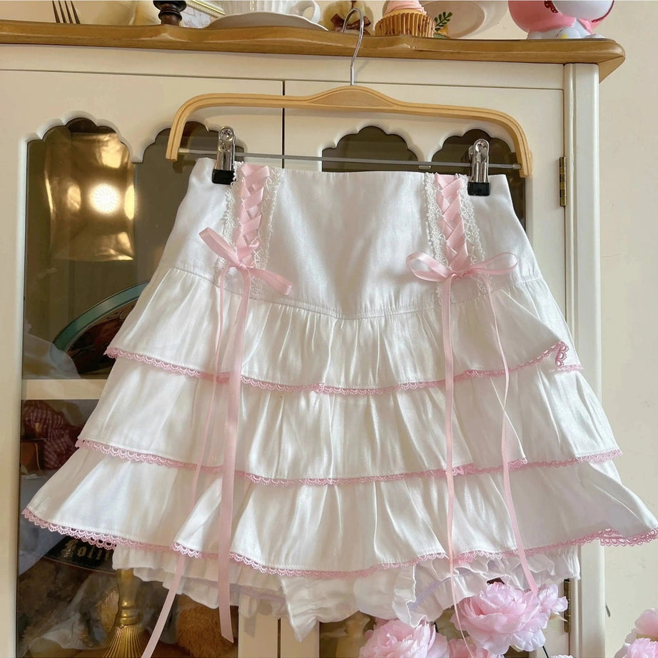 Y2k Kawaii Ball Gown Mini Skirt