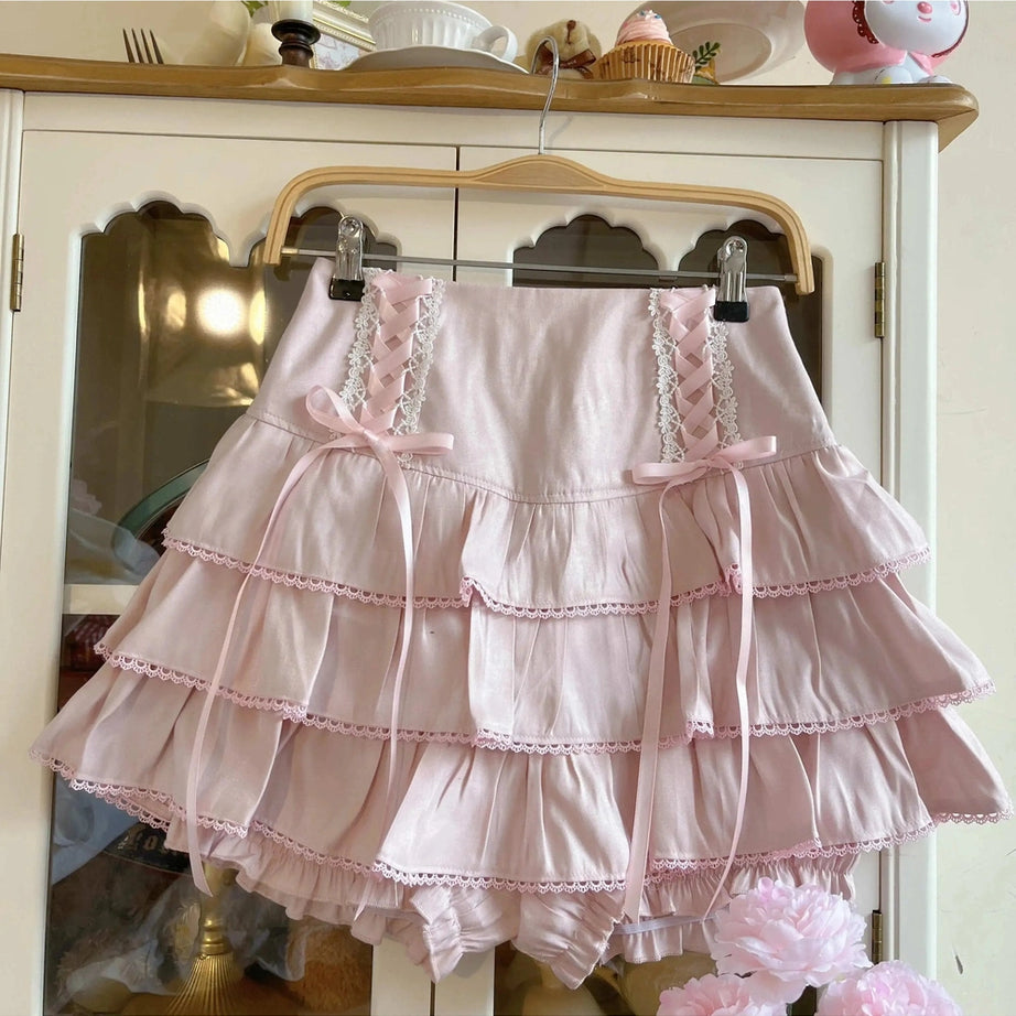Y2k Kawaii Ball Gown Mini Skirt