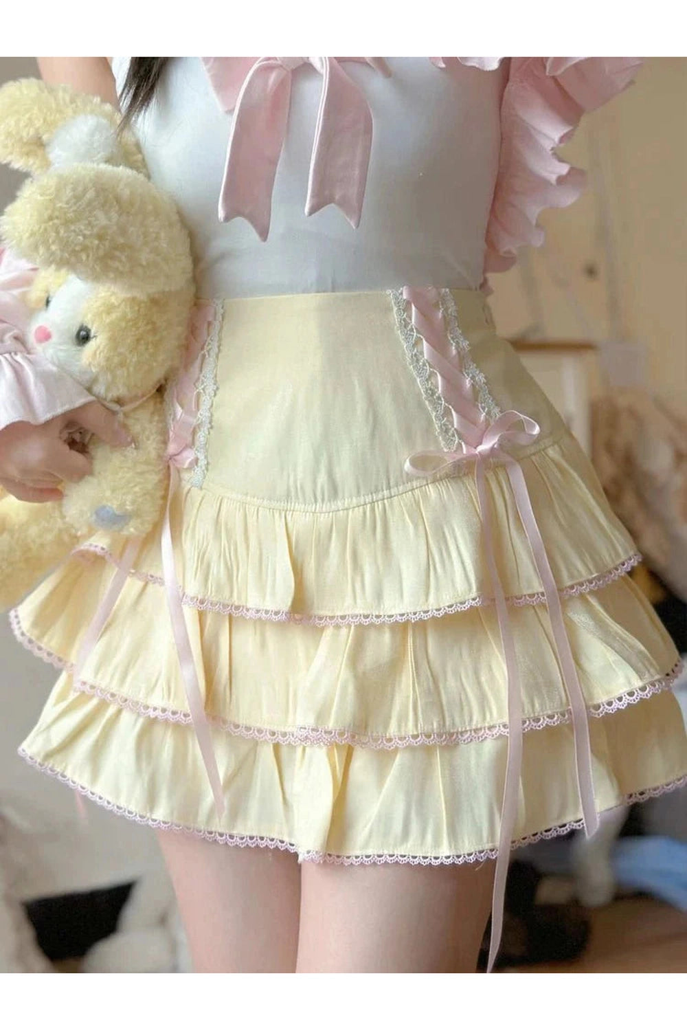 Y2k Kawaii Ball Gown Mini Skirt