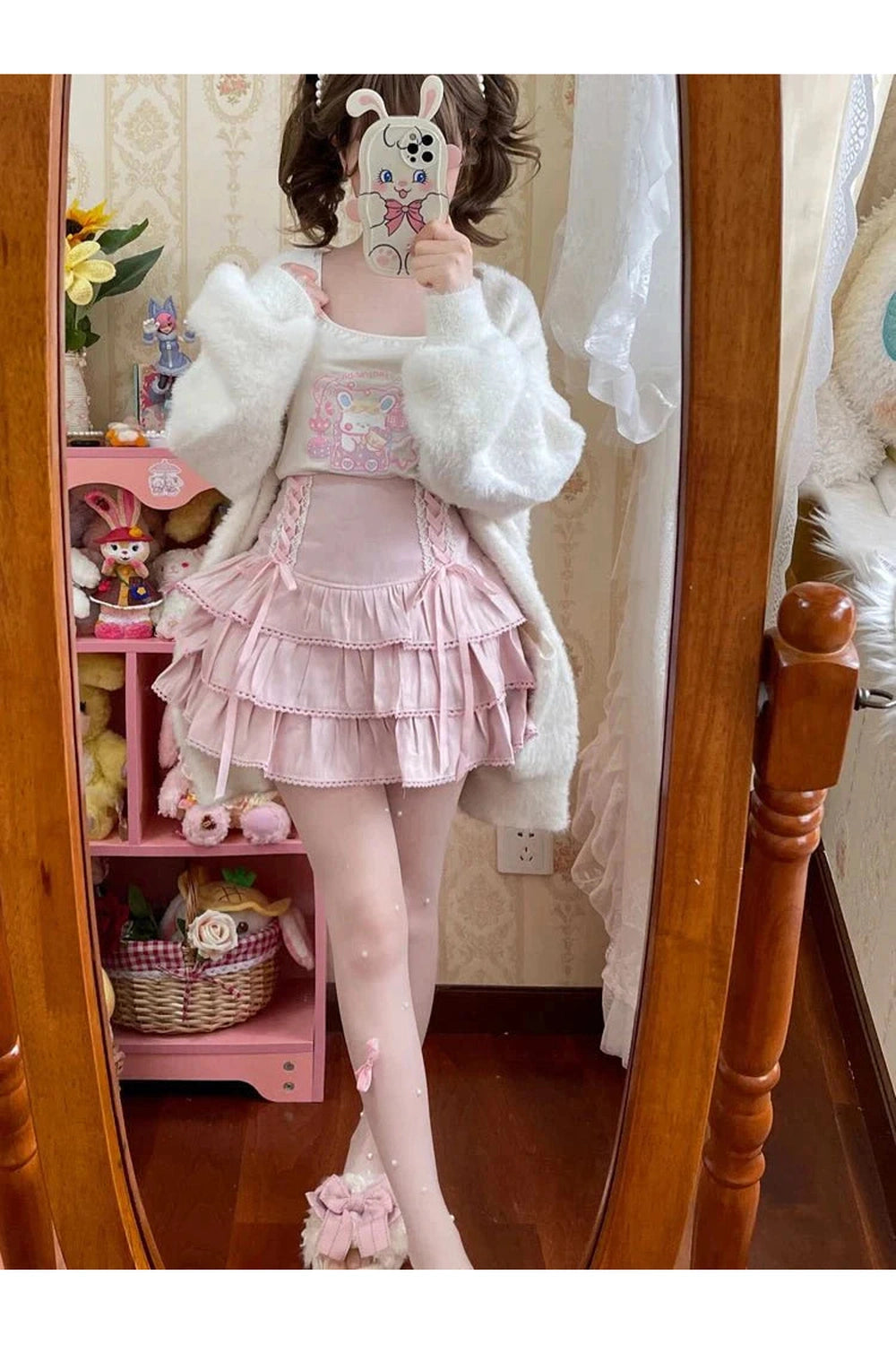 Y2k Kawaii Ball Gown Mini Skirt