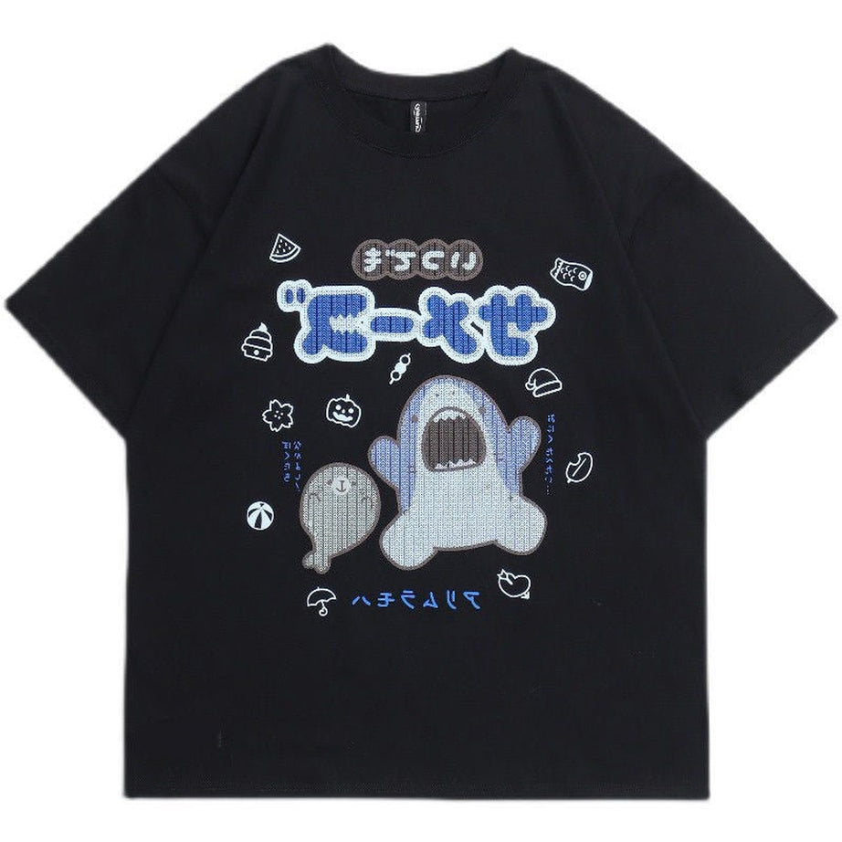 Y2k Kawaii Cartoon Print Graphic T-shirt