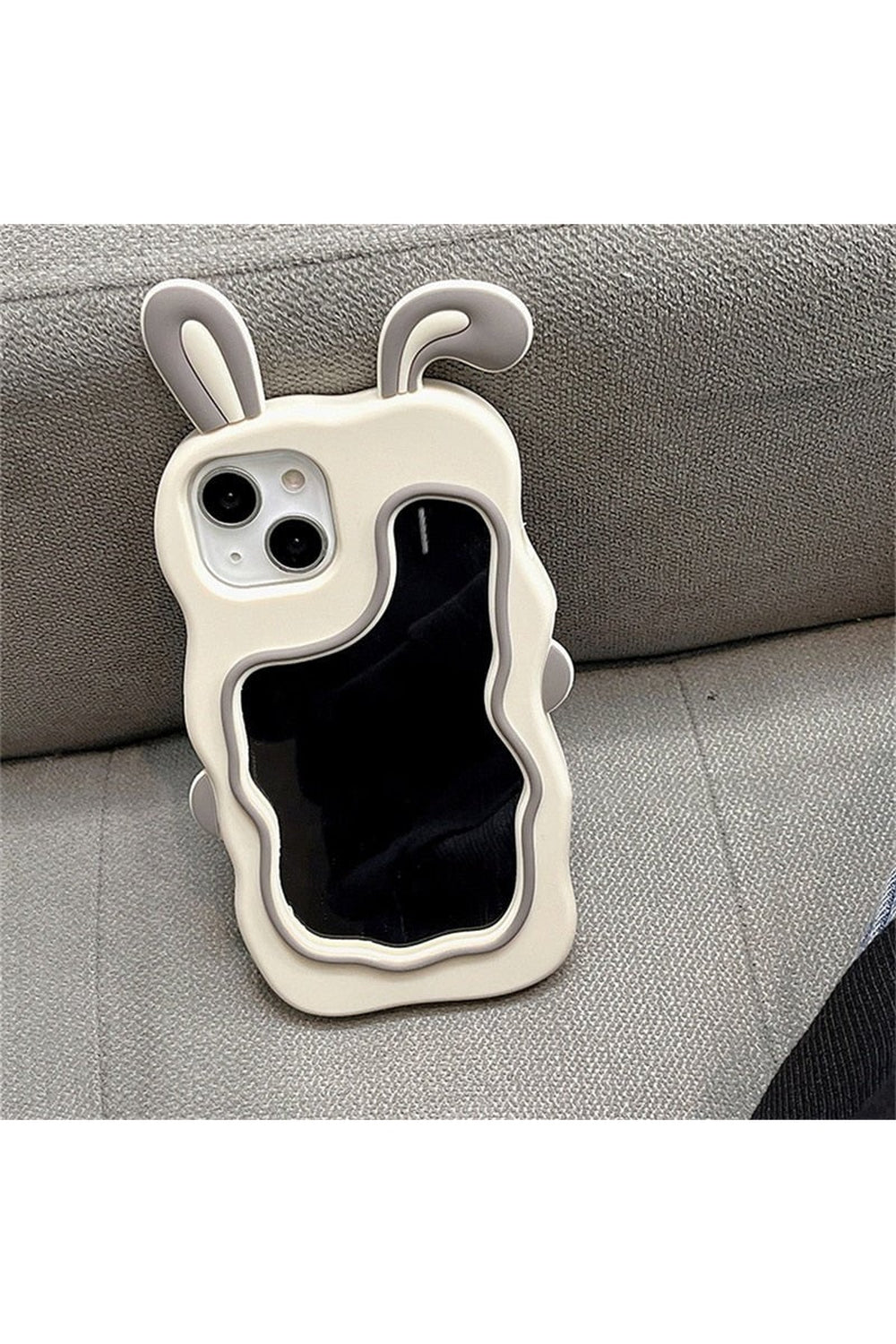 Y2k Kawaii Cute Bunny Mirror Case For iPhone
