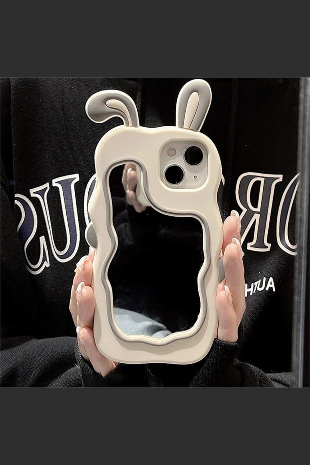 Y2k Kawaii Cute Bunny Mirror Case For iPhone
