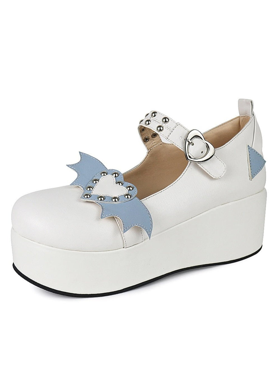 Y2k Kawaii Cute Heart Platform Shoes