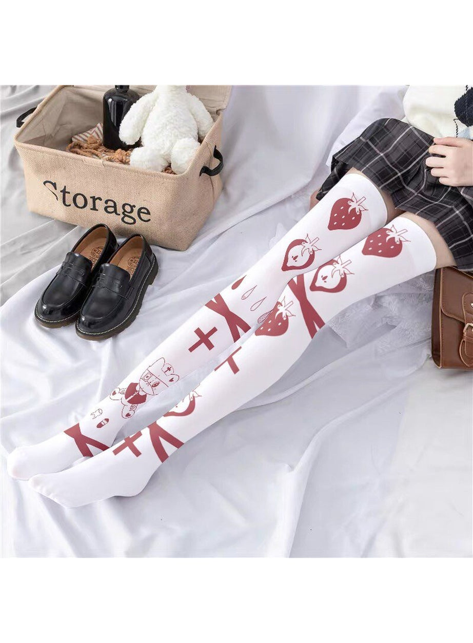 Y2k Kawaii Goth Long Socks