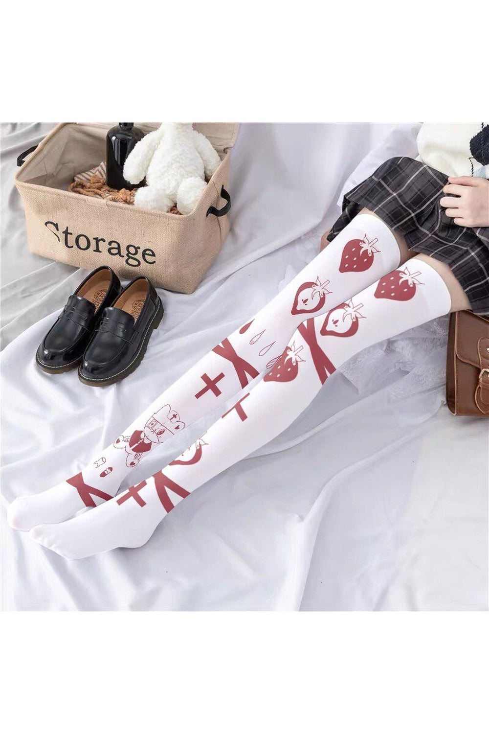 Y2k Kawaii Goth Long Socks