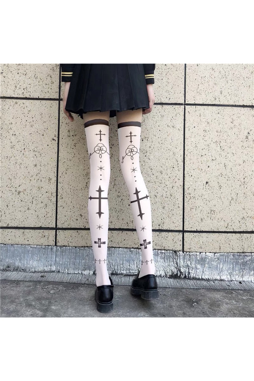 Y2k Kawaii Goth Long Socks