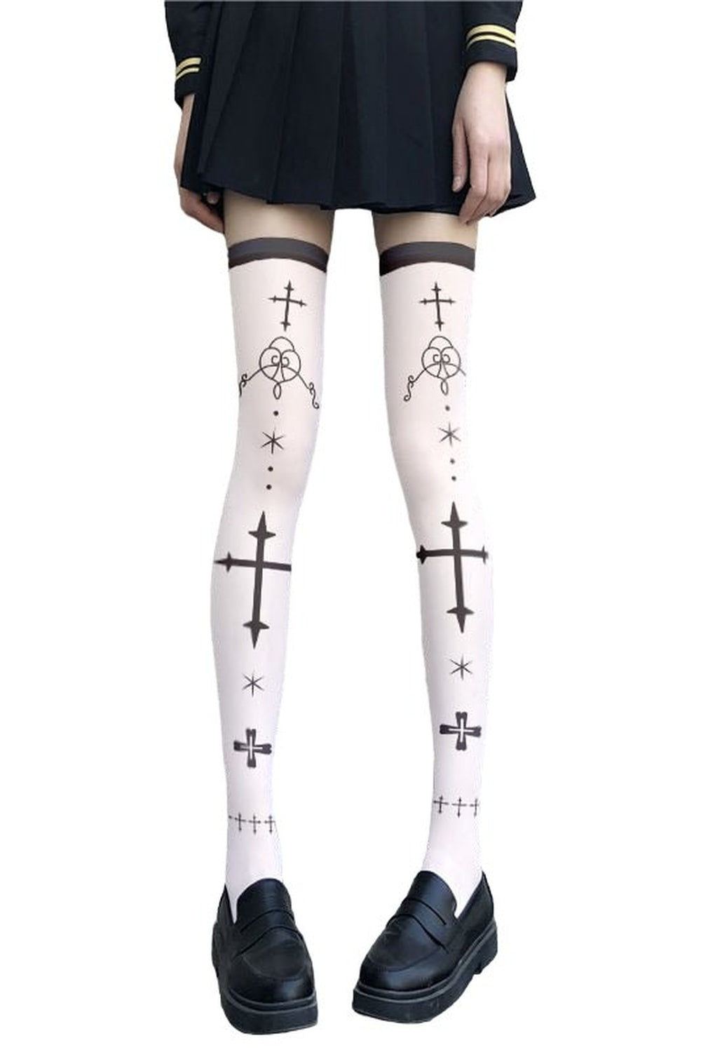 Y2k Kawaii Goth Long Socks