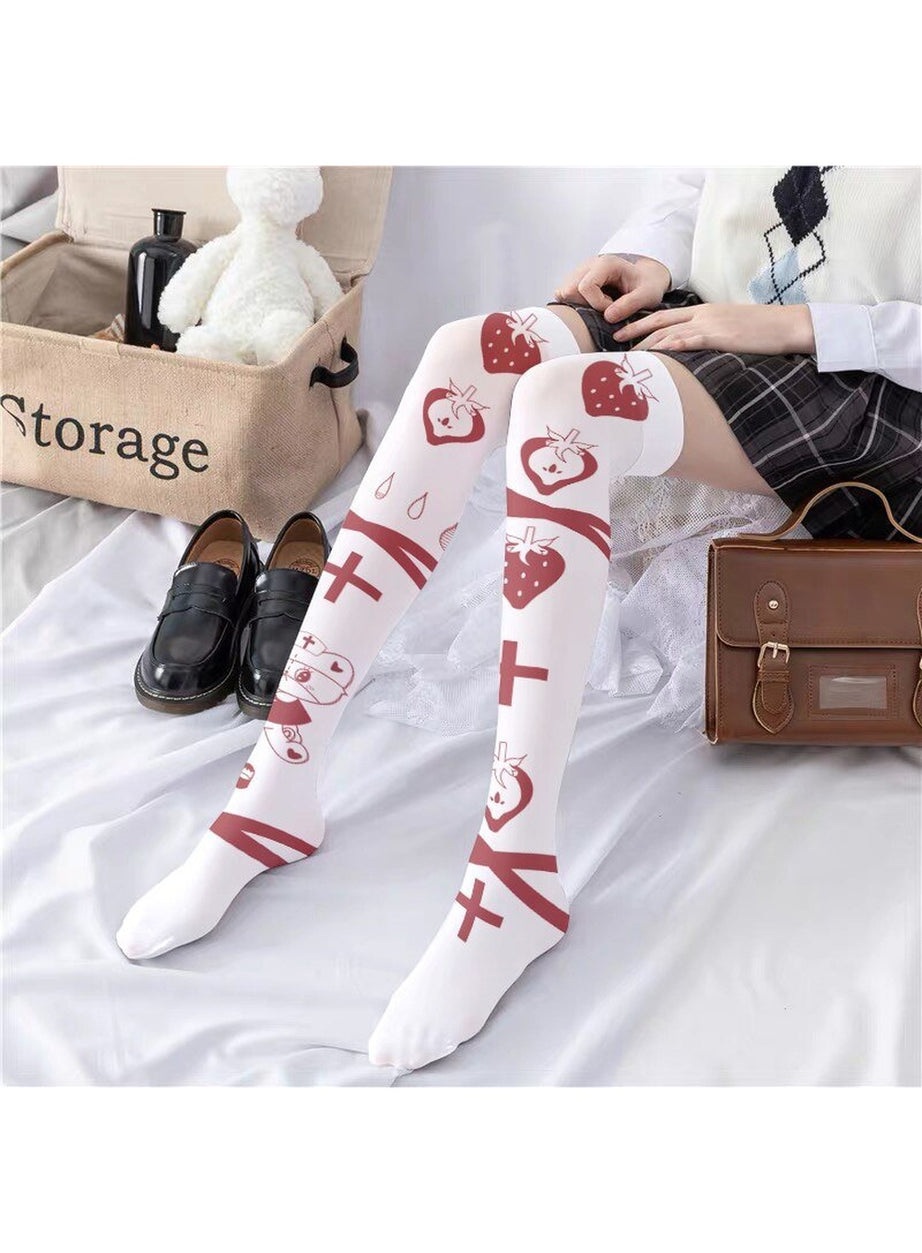 Y2k Kawaii Goth Long Socks