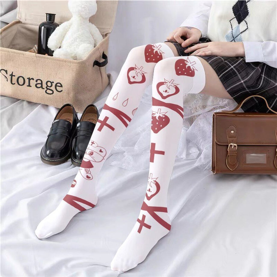 Y2k Kawaii Goth Long Socks