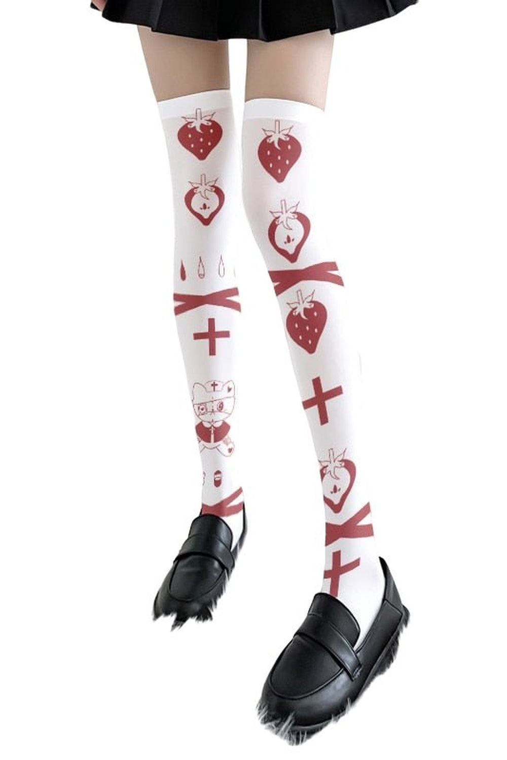 Y2k Kawaii Goth Long Socks